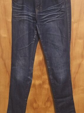 DEREON FASHION BLUE JEANS GIRL PANTS WITH PINK DECOR